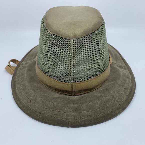 Outback Trading Co Mens Oilskin Willis 1470 Mesh Hat Medium Aussie Adventure - Picture 5 of 9